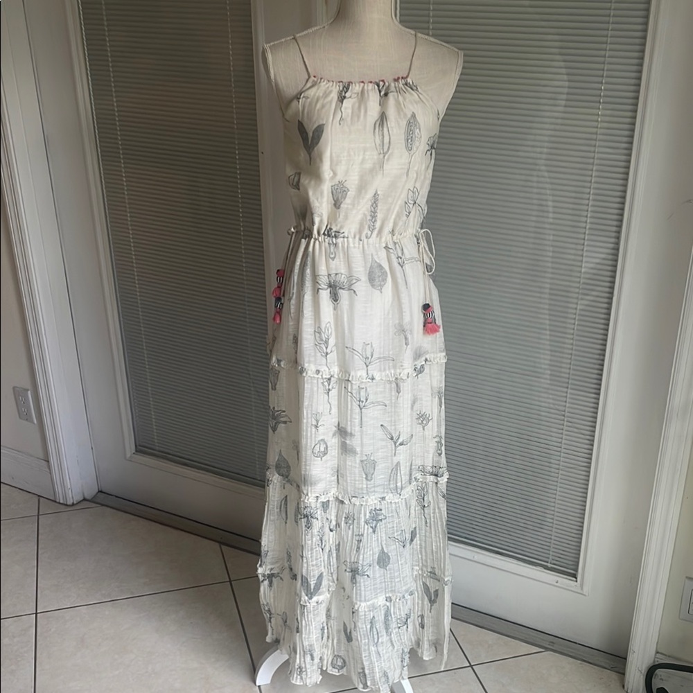 Anita Dongre by Grassroot maxi cotton silk dress size  XS us 4.